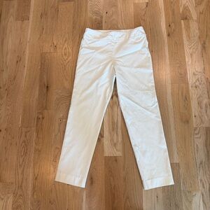 Krazy Larry Cropped Ankle Pants - White